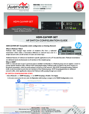 Avenview HDM-C6VWIP-SET Configuration Manual