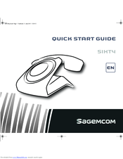 SAGEMCOM SIXT4 Quick Start Manual