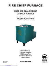 Fire Chief FCOS1600D User Manual