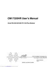 rtd CM17320HR User Manual