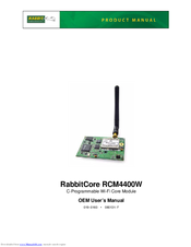 Rabbit RabbitCore RCM4400W Product Manual