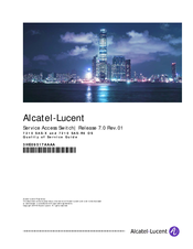 Alcatel-Lucent 7210 SAS-R6 OS Quality Of Service Manual