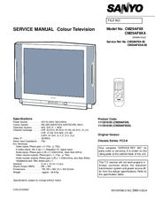 Sanyo CM29AF8X Service Manual