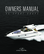 Regal 35 Sport Coupe Owner's Manual