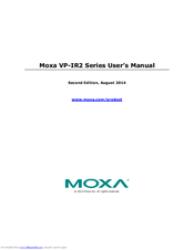 Moxa Technologies VP-IR2 Series User Manual