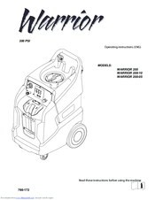 WARRIOR 200 Operating Instructions Manual