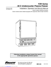 Follett FZR5-PL Series Installation, Operation And Service Manual