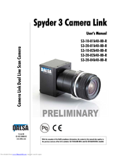 Dalsa Spyder 3 S3-10-01k40-00-R User Manual