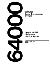 HP 64100A Service Manual