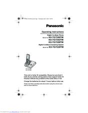 Panasonic KX-TG7202TW Operating Instructions Manual