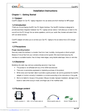 IndashPC Car2PC Installation Instructions Manual
