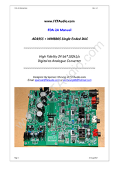 FETAudio FDA-2A Manual