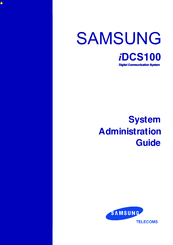 Samsung iDCS100 System Administration Manual