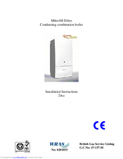 Mikrofill Ethos 24cc Installation Instructions Manual