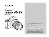 Ricoh Pentax K-S1 Start Manual
