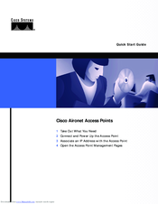 Cisco Cisco Aironet Wireless LAN Client Quick Start Manual