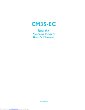 DFI CM35-EC User Manual