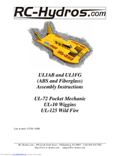 RC-Hydros UL-125 Wild Fire Assembly Instructions Manual