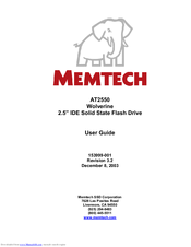 Memtech wolverine AT2550 User Manual
