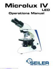 Seiler Microlux IV Operation Manual