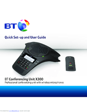 BT X300 Quick Setup And User Manual