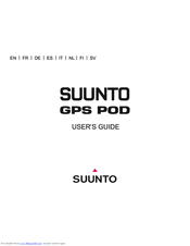 Suunto GPS POD Quick Start Manual
