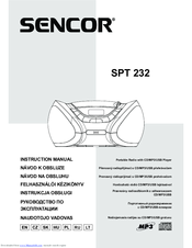 Sencor SPT 232 Instruction Manual