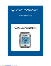 CICLOSPORT Ciclo navic 50 Instruction Manual