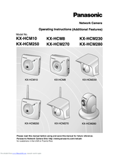 Panasonic KX-HCM250 Operating Instructions Manual