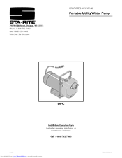 STA-RITE DPC Owner's Manual