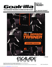 ESCALADE Goalrilla TR2001 Assembly Manual