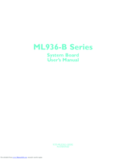 ITOX ML936-B Series User Manual