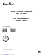 aqua-pure CWS200MECJ Installation And Operating Instructions Manual