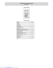 La Crosse Technology WS-1510-IT Instruction Manual