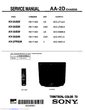 Sony Trinitron KV-37S26 Service Manual