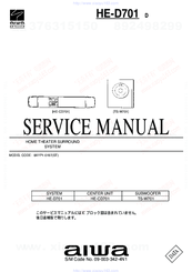 Aiwa HE-CD701 Service Manual
