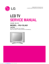 LG RU-20LA61 Service Manual