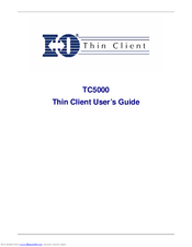I-O TC5000 User Manual