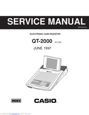 Casio QT-2000 Service Manual