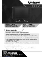 XVision X17LCD Manual