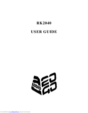 Audio RK2040 User Manual