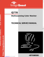 ImageQuest Q770 Technical & Service Manual