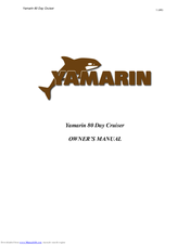 YAMARIN 80 Day Cruiser Owner's Manual