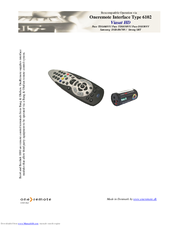 OneRemote 6102 Operation Manual