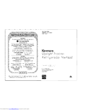Kenmore 255.20602 User & Care Manual