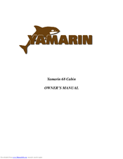 Yamarin 68 Cabin Owner's Manual