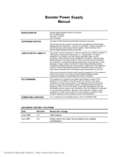 General Signal Building MIRBPS6C User Manual