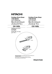 Hitachi CH 10DL (CG) Handling Instructions Manual