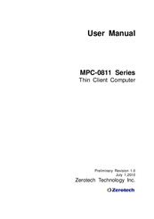 Zerotech MPC-0811 Series User Manual