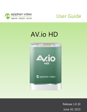 epiphan video AV.io HD User Manual